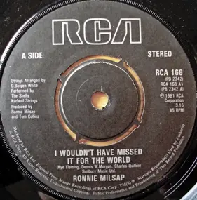 Ronnie Milsap - I Wouldn't Have Missed It For The World