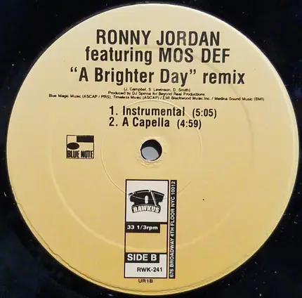 Ronny Jordan Featuring Mos Def - A Brighter Day Remix