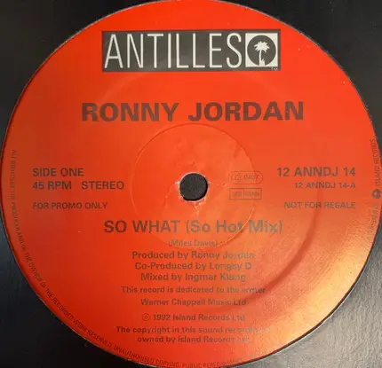 Ronny Jordan - So What!