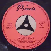 7inch Vinyl Single - Ronny Merten , Lulu - Sisters , Orchester Tim Soland - Mister Blue - Flexi