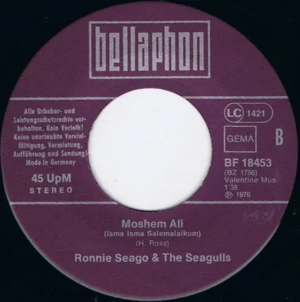 Ronny Seago And The Seagulls - Balumbulea