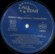LP - Ronny - Es Hängt Ein Pferdehalfter An Der Wand ... (Ronny Singt 16 Beliebte Cowboy-Lieder)