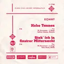 7inch Vinyl Single - Ronny - Hohe Tannen / Steh Ich In Finstrer Mitternacht - promo