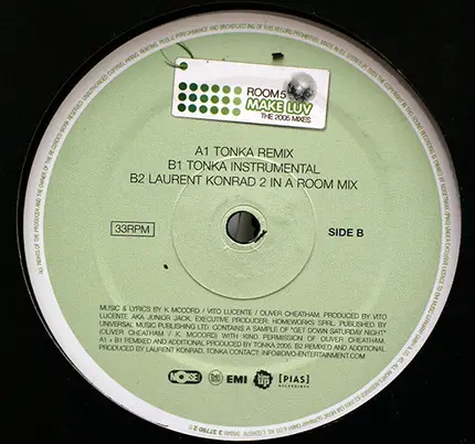 Room 5 (Mixes by Tonka & Laurent Konrad) - Make Luv (The 2005 Mixes)