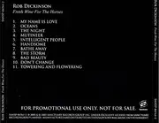 CD - Rob Dickinson - Fresh Wine For The Horses
