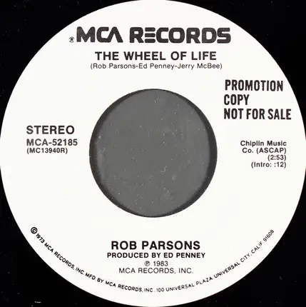 Rob Parsons - Wasted Love / The Wheel Of Life