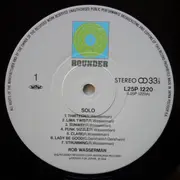 LP - Rob Wasserman - Solo - Obi, Insert