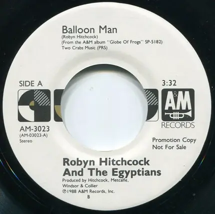 Robyn Hitchcock & The Egyptians - Balloon Man