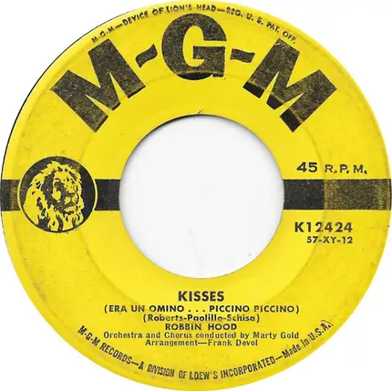 Robbin Hood - Kisses (Era Un Omino...Piccino Piccino)