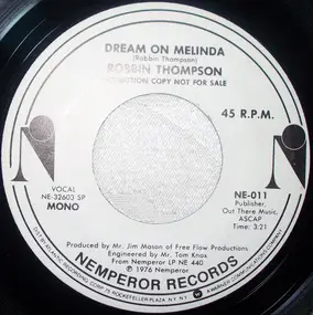 Robbin Thompson - Dream On Melinda