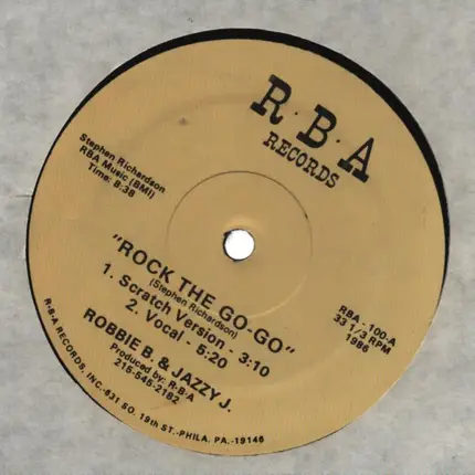 Robbie B. & Jazzy J. - Rock The Go-Go