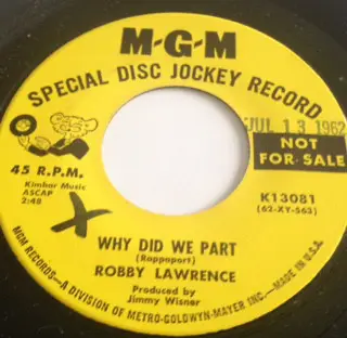 Robby Lawrence - Why Did We Part