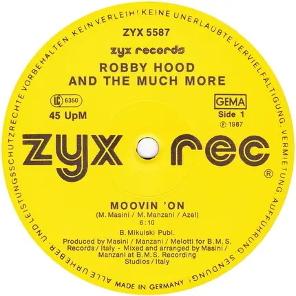 Robby Hood And The Much More - Moovin' On