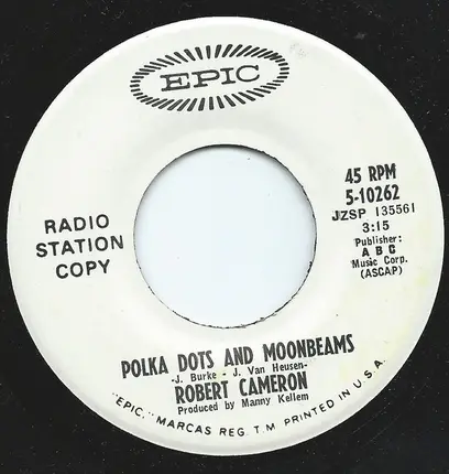 Robert Cameron - Angelica / Polka Dots And Moonbeams