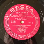 LP - Robert Alda , Vivian Blaine , Sam Levene - Guys & Dolls: A Musical Fable Of Broadway