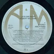 LP - Robert Arthur Williams - Late One Night