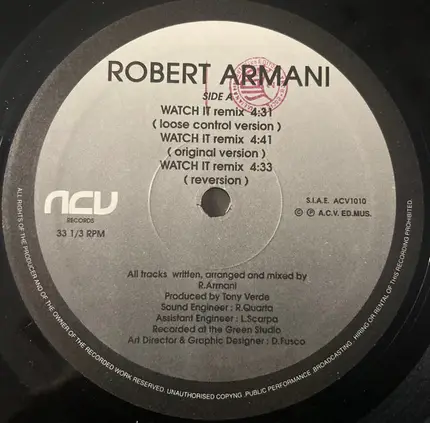 Robert Armani - Watch It Remix