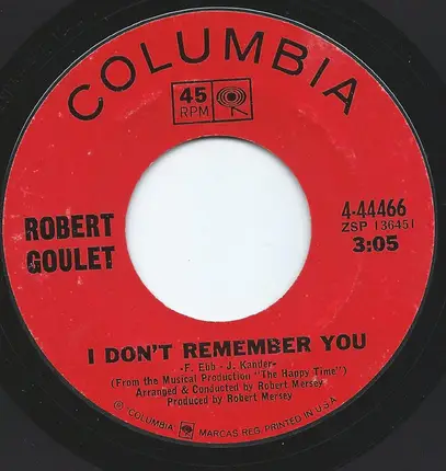 Robert Goulet - The Happy Time