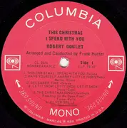LP - Robert Goulet - This Christmas I Spend With You - Mono