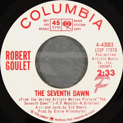 Robert Goulet - Too Good / The Seventh Dawn