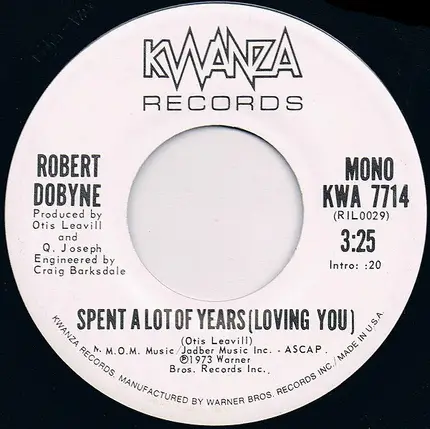 Robert Dobyne - Spent A Lot Of Years (Loving You)