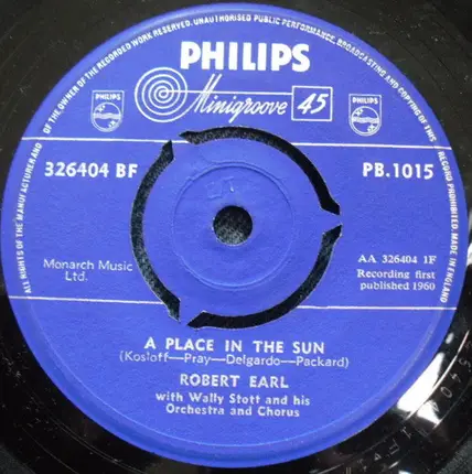 Robert Earl - A Place In The Sun