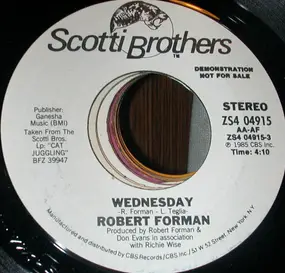 Robert Forman - Wednesday