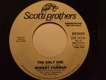Robert Forman - The Only One