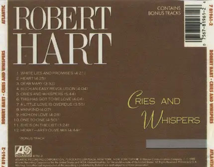 Robert Hart - Cries And Whispers