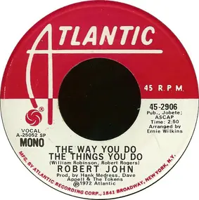 robert john - The Way You Do The Things You Do