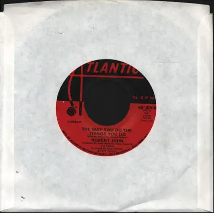 Robert John - The Way You Do The Things You Do