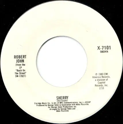 Robert John - Sad Eyes / Sherry