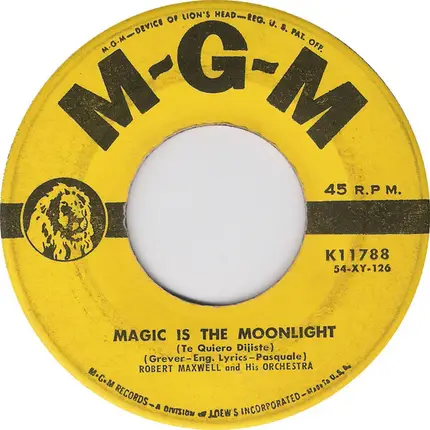 Robert Maxwell And His Orchestra - Magic Is The Moonlight (Te Quiero Dijiste)