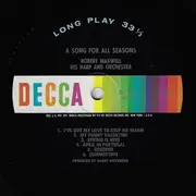 LP - Robert Maxwell, His Harp And Orchestra - A Song For All Seasons
