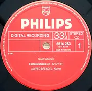 LP - Schumann - Alfred Brendel - Fantasiestücke Op. 12 / Fantasie In C = C-dur Op. 17