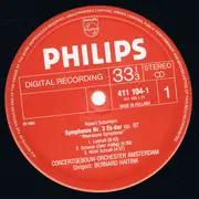 LP - Schumann - Symphonie No. 3 Rheinische / Overture Manfred