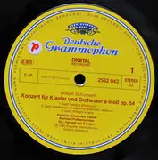 LP - Robert Schumann - Edvard Grieg - Berliner Philharmoniker , Krystian Zimerman , Herbert Von Karajan - Klavierkonzerte  •  Piano Concertos