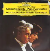 LP - Robert Schumann - Edvard Grieg - Berliner Philharmoniker , Krystian Zimerman , Herbert Von Karajan - Klavierkonzerte  •  Piano Concertos
