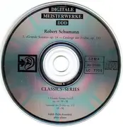 CD - Schumann / Edith Picht-Axenfeld - 3. Große Sonate Op. 14