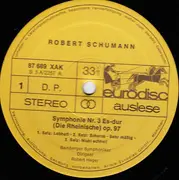 LP - Robert Schumann - Die Rheinische