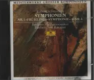 Robert Schumann , Berliner Philharmoniker • Herbert von Karajan - Symphonien Nr. 1 "Frühlings-Symphonie" & Nr. 4
