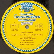 LP - Schumann - »Rheinische Symphonie« / Manfred Ouvertüre Op. 115 - Red Stereo