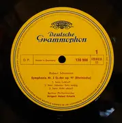 LP - Schumann - »Rheinische Symphonie« · Manfred Ouverture Op. 115