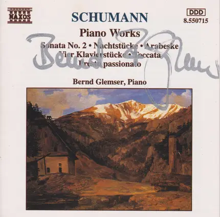 Schumann / Bernd Glemser - Piano Works