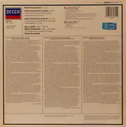 LP - Schumann - Piano Concerto = Klavierkonzert / Cello Concerto = Cellokonzert - Mono