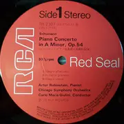 LP - Schumann / Grieg / Arthur Rubinstein - Piano Concerto In A Minor, Op.54 / Piano Concerto In A Minor, Op.16