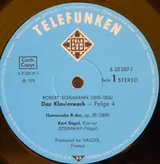 LP-Box - Schumann - Das Klavierwerk IV - Hardcover Box + Booklet