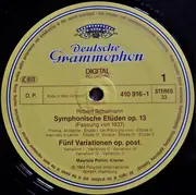 LP - Schumann - Symphonische Etüden op. 13 / Arabeske op. 18