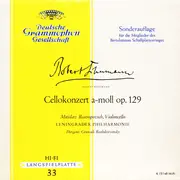 10'' - Schumann - Cellokonzert A-moll Op. 129 - Mono / Tulip Rim
