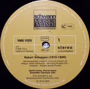 LP - Schumann - Exercices - Klavierquartett